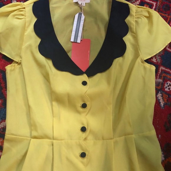 Tulle Peplum Blouse XS - Picture 6 of 6